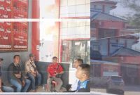 Sejumlah awak media sambangi Rutan kelas 2B Menggala terkait dugaan praktik pungli dalam rutan. (Foto : Benny