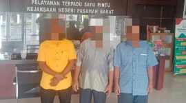 Pelapor IS, BL dan AJ. (Foto: Istimewa)
