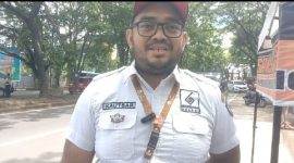Kasi Pendataan dan Penagihan Dispenda Kabupaten Gowa, Risak Kautsar//Foto: Syamsu Alam