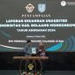 Bupati Yusra Alhabsyi Serahkan Laporan Keuangan Pemerintah Daerah Bolmong Tahun 2024//Foto: Kominfo