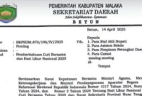 Pemkab Malaka Umumkan Libur Cuti Bersama//Foto: Tangkapan Layar.