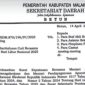 Pemkab Malaka Umumkan Libur Cuti Bersama//Foto: Tangkapan Layar.