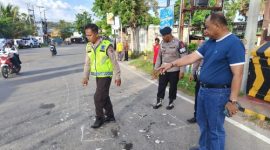 Anggota Brimob Polda NTT Tewas Ditabrak Dump Truk di Jembatan Kembar Namosain//Foto: Istimewa.