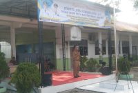 Plt. Kepala Dinas Pendidikan Kabupaten Asahan, Musa AL Bakri, SE, M.Si saat menyampaikan kata sambutan//Foto: Afrizal Margolang.