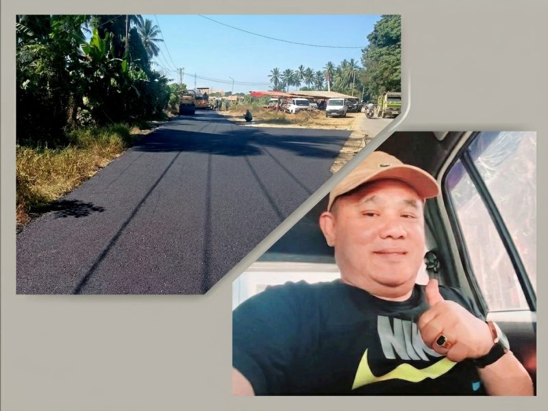 Ketua Investigasi KANNI, Chandra E. Damopolii, Apresiasi Gerakan Penambang Ratatotok Bangun Infrastruktur Secara Swadaya//Foto: Istimewa.